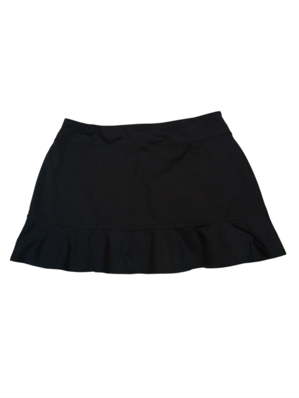 Tommy Bahama Active Black Ruffle Golf Performance Pull On Skort XL